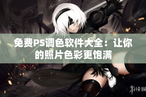 免费PS调色软件大全：让你的照片色彩更饱满