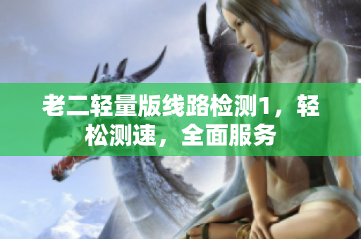 老二轻量版线路检测1，轻松测速，全面服务