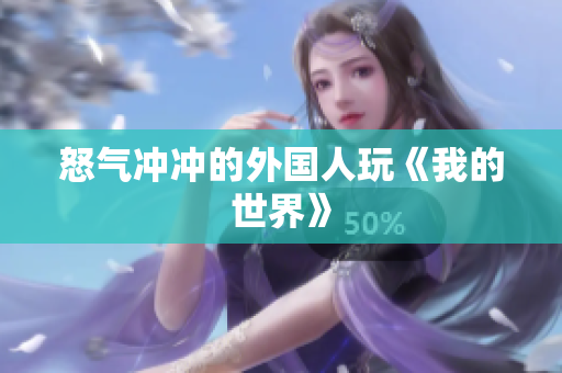 怒气冲冲的外国人玩《我的世界》