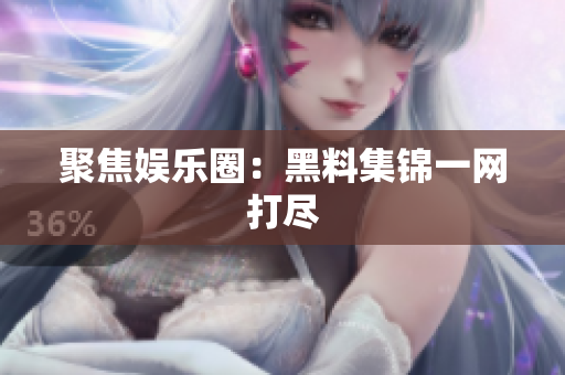 聚焦娱乐圈：黑料集锦一网打尽