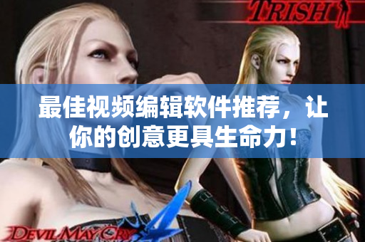 最佳视频编辑软件推荐，让你的创意更具生命力！