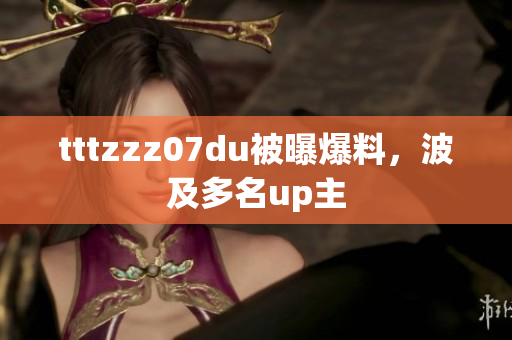 tttzzz07du被曝爆料，波及多名up主
