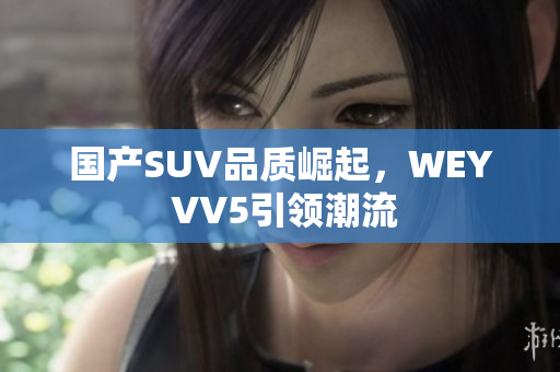 国产SUV品质崛起，WEY VV5引领潮流