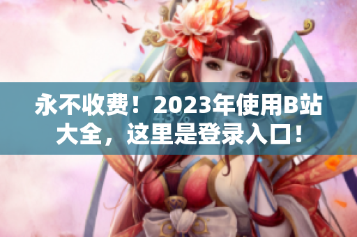 永不收费！2023年使用B站大全，这里是登录入口！