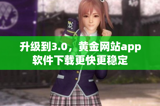 升级到3.0，黄金网站app软件下载更快更稳定