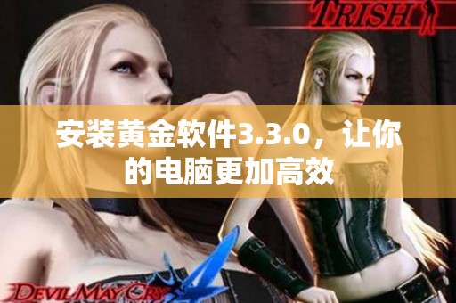 安装黄金软件3.3.0，让你的电脑更加高效