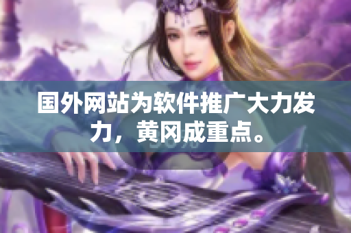 国外网站为软件推广大力发力，黄冈成重点。