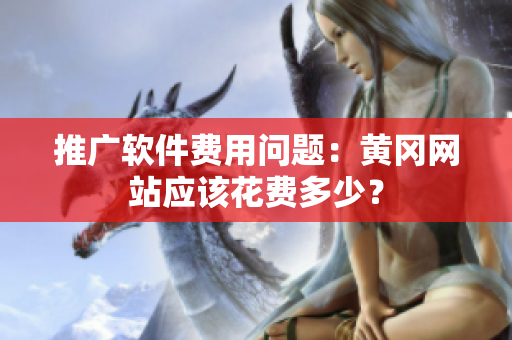 推广软件费用问题：黄冈网站应该花费多少？