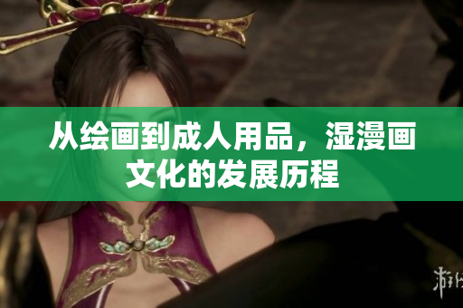从绘画到成人用品，湿漫画文化的发展历程