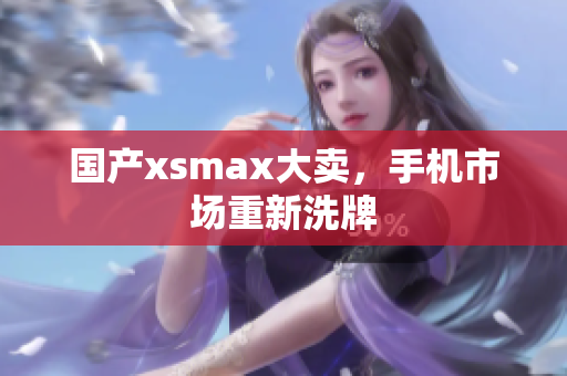 国产xsmax大卖，手机市场重新洗牌