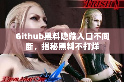Github黑料隐藏入口不间断，揭秘黑料不打烊