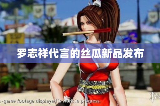 罗志祥代言的丝瓜新品发布