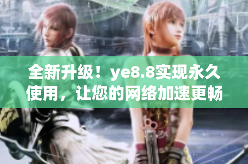 全新升级！ye8.8实现永久使用，让您的网络加速更畅享