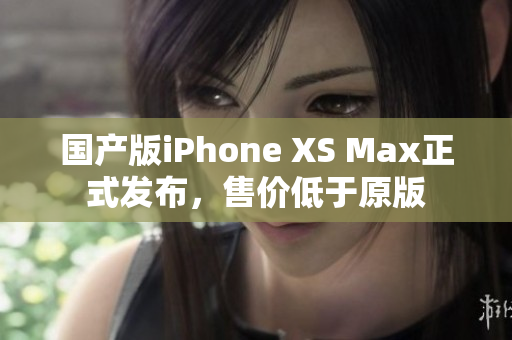 国产版iPhone XS Max正式发布，售价低于原版