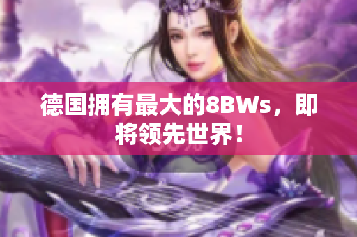 德国拥有最大的8BWs，即将领先世界！