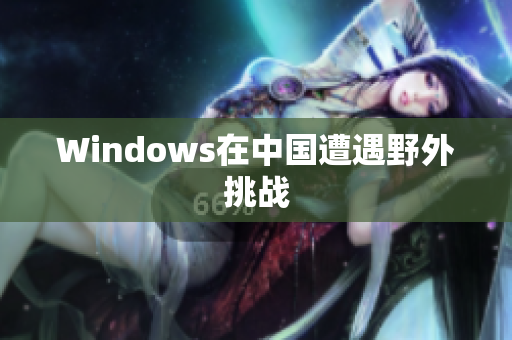 Windows在中国遭遇野外挑战