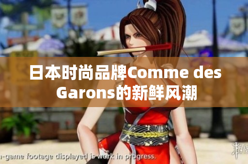 日本时尚品牌Comme des Garons的新鲜风潮