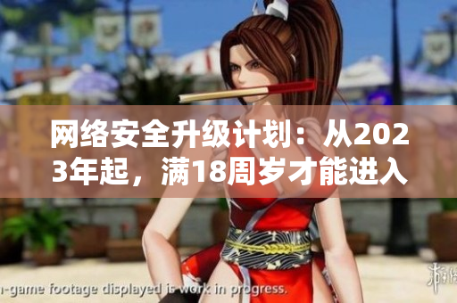 网络安全升级计划：从2023年起，满18周岁才能进入该网站！