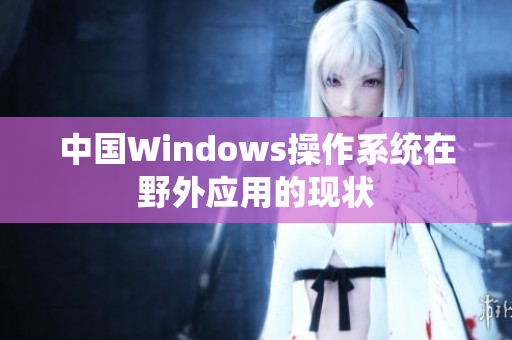 中国Windows操作系统在野外应用的现状