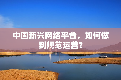 中国新兴网络平台，如何做到规范运营？