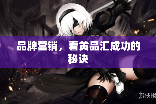 品牌营销，看黄品汇成功的秘诀