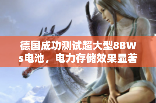 德国成功测试超大型8BWs电池，电力存储效果显著