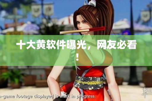 十大黄软件曝光，网友必看！