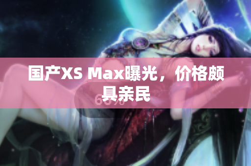 国产XS Max曝光，价格颇具亲民