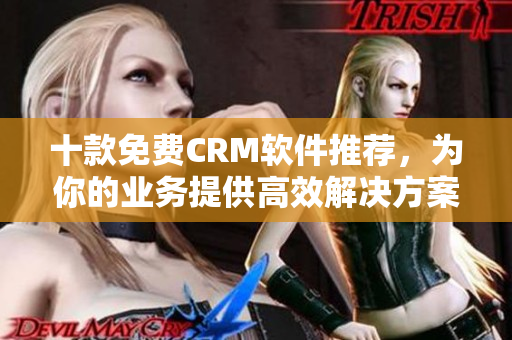十款免费CRM软件推荐，为你的业务提供高效解决方案