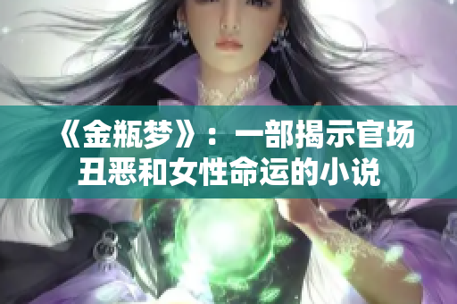《金瓶梦》：一部揭示官场丑恶和女性命运的小说