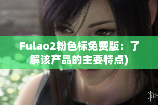 Fulao2粉色标免费版：了解该产品的主要特点)