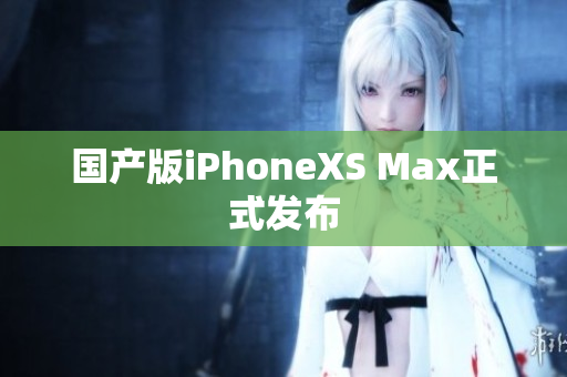 国产版iPhoneXS Max正式发布