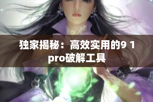 独家揭秘：高效实用的9 1pro破解工具