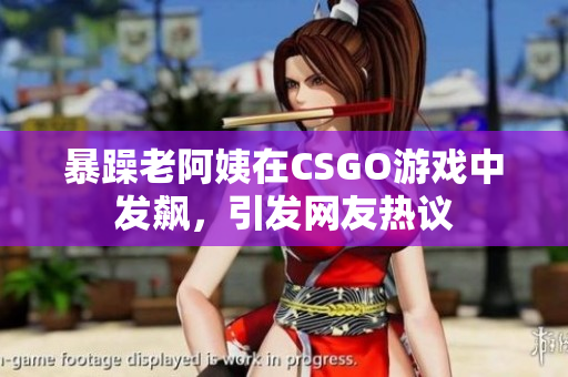 暴躁老阿姨在CSGO游戏中发飙，引发网友热议