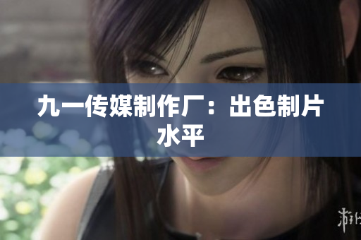 九一传媒制作厂：出色制片水平