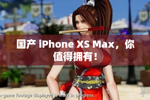 国产 iPhone XS Max，你值得拥有！