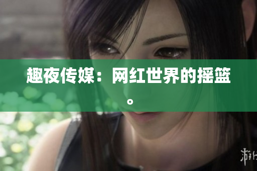 趣夜传媒：网红世界的摇篮。