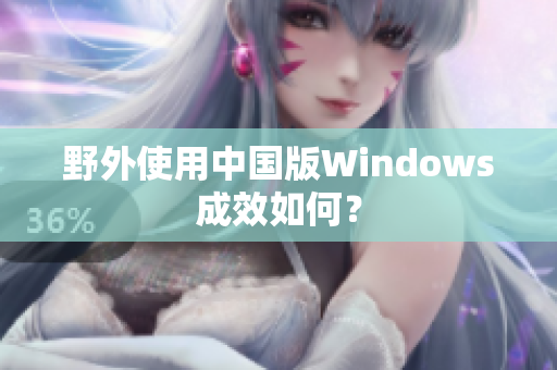 野外使用中国版Windows成效如何？