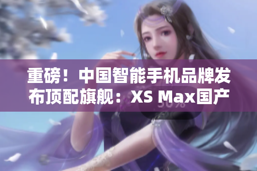 重磅！中国智能手机品牌发布顶配旗舰：XS Max国产版