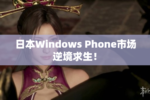 日本Windows Phone市场逆境求生！