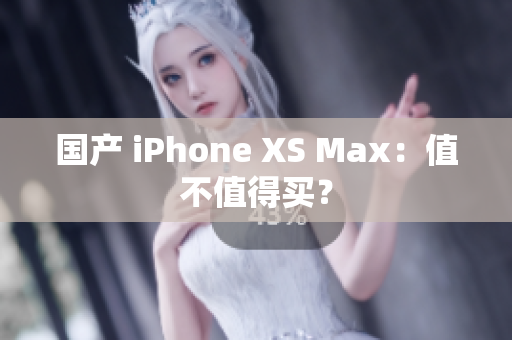 国产 iPhone XS Max：值不值得买？