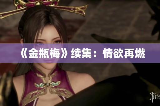《金瓶梅》续集：情欲再燃