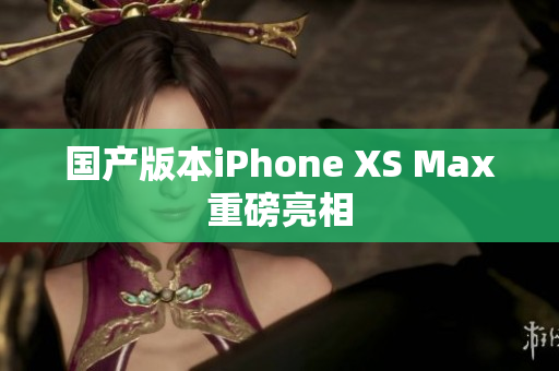 国产版本iPhone XS Max重磅亮相